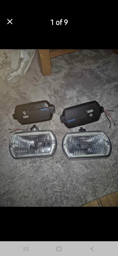 Lucas vintage car spot lights - car,
