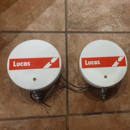 Lucas halogen fog lamp pair - halogen,